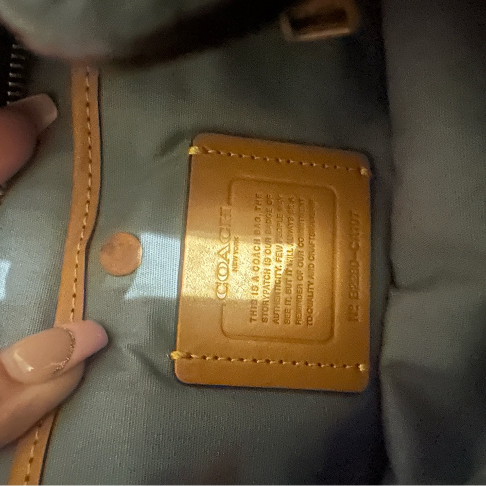 Stylish Blue and Gold Women's Bag - Picture 5 of 6